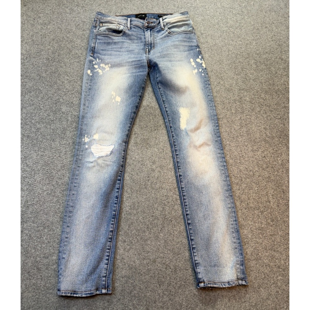 Joe's Jeans Mens Jeans The Legend Riza Blue Denim 29x30 Skinny Kinetic Bleach